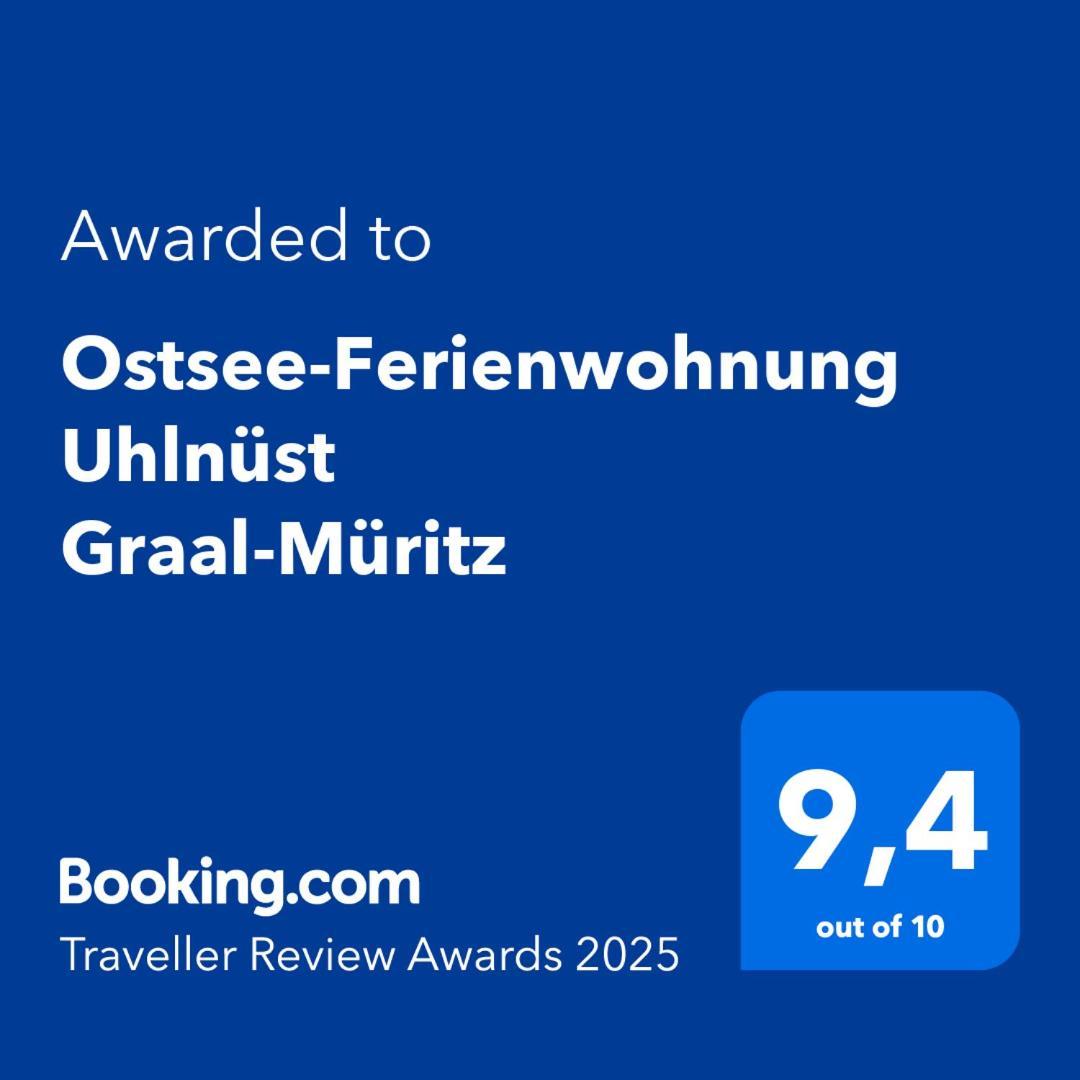 Ostsee-Ferienwohnung Uhlnuest Graal-Mueritz Gelbensande Zewnętrze zdjęcie